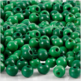 Creativ company houten kralen, d 5 mm, gatgrootte 1,5 mm, ca. 150 stuk, groen, 6 gr 1 doos