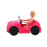 Fleur auto met pop