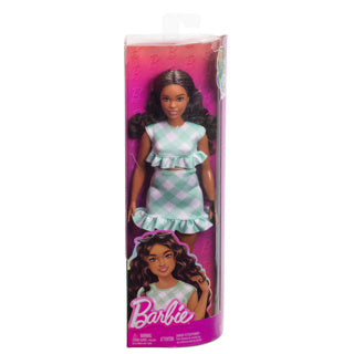 Barbie fashionista pop green gingham