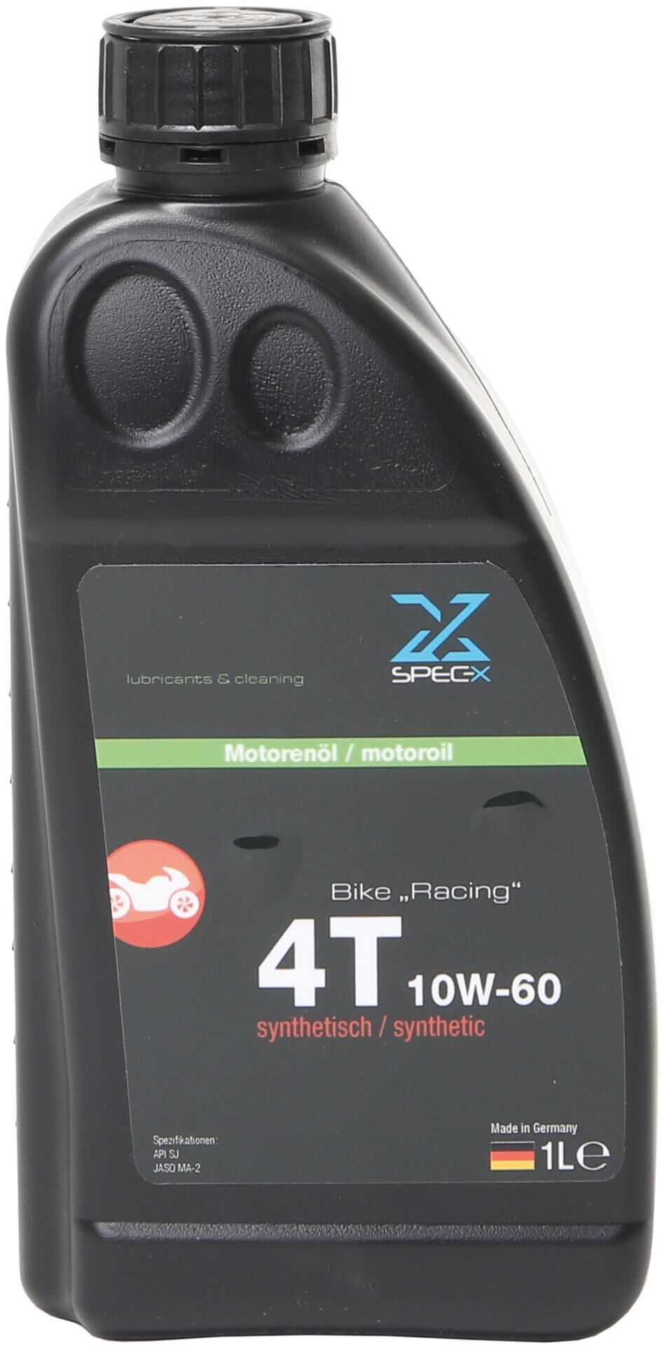 Spec-x motorolie bike 4t racing motor oil 4t 10w-60 raci 1l bike