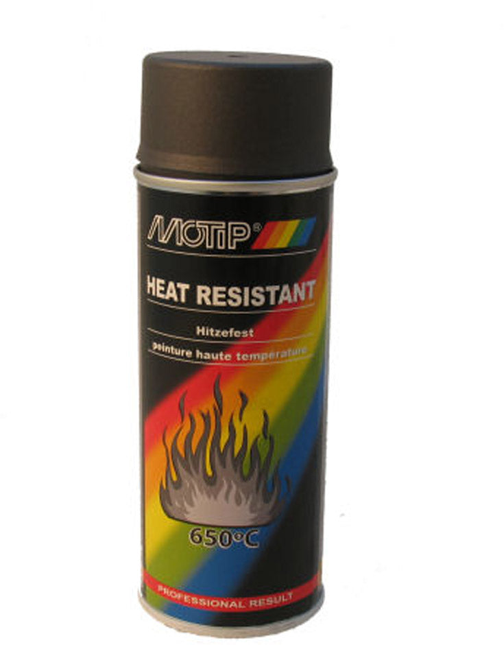 Motip spuitbus 400ml hittebestendig anthraciet