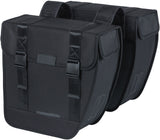 Basil Tour dubbele fietstas - waterafstotend - 28L - zwart