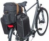 Basil Miles XL Pro bagagedragertas, zwart, polyester, waterdicht, 9-36L