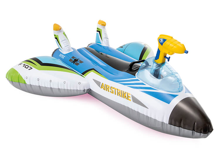 Intex water gun vliegtuig - blauw