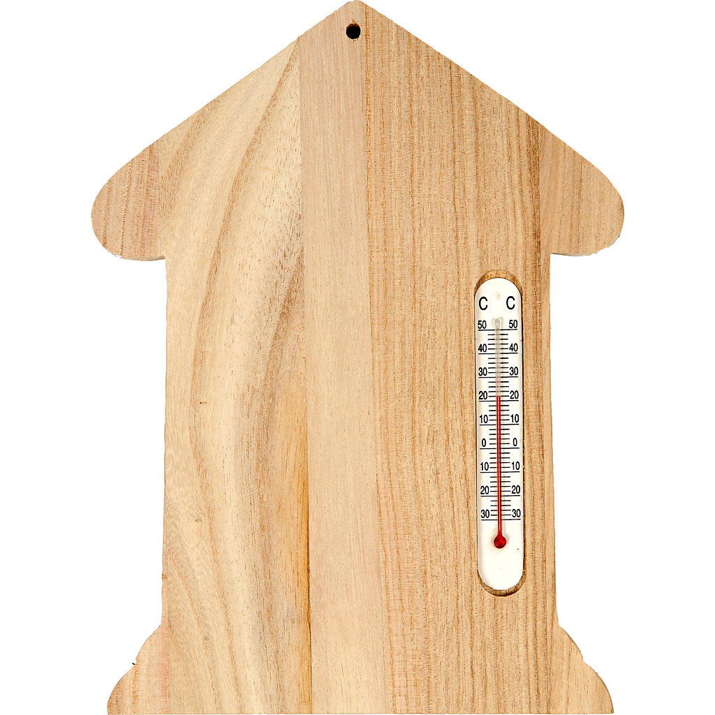 Creativ company thermometer huis, afm 23,5x16,5 cm, 1 stuk