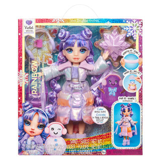 Mga entertainment rainbow high winter wonderland pop - violet willow
