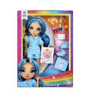 MGA Entertainment Rainbow High Junior High Pyjamaparty-modepop Sky