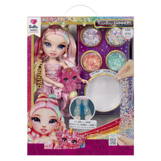 Mga entertainment rainbow high rainbow shimmers with slime fashion doll bella (pink)