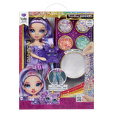 Regenboog hoge regenboog glinstert met slijm modepop violet (paars)