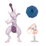 Pokémon battle figuren 2 pack mew mewtu 12 cm