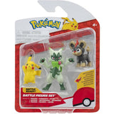 Pokémon battle figuren 3-pack litleo pikachu #5 en floragato