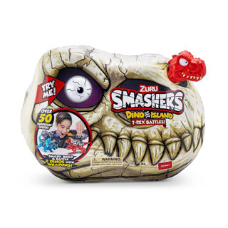 Zuru smashers dino island t-rex battle playset
