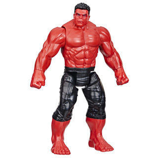 Marvel avengers titan captain movie deluxe red hulk 30 cm