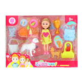 No brand pop set met accessoires 2 assorti