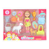 No brand pop set met accessoires 2 assorti