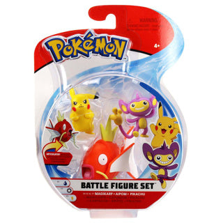 Pokémon battle figure sets 3 pack asst