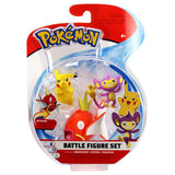 Pokémon battle figure sets 3 pack asst