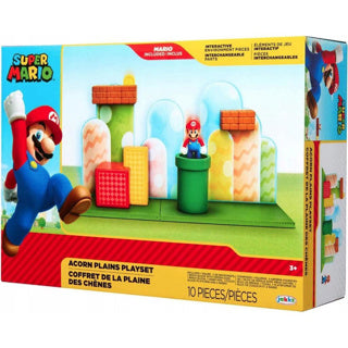 Nintendo super mario 6,5 cm actieset acorn plains