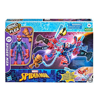 Hasbro spiderman bend n flex space mission flex jet