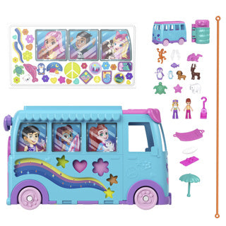 Polly pocket pet mobile adventure speelset