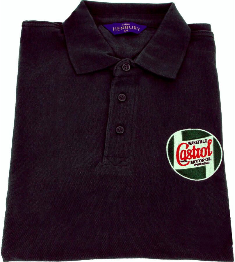 Castrol klassiek poloshirt poloshirt classic black gr. m 48
