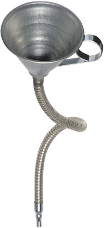 Bikeservice trechter funnel w flexible hose metal 600mm