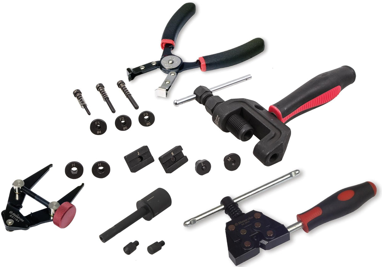 Bikeservice ketting-breek en -klink gereedschapset profi montgwrkzstz chain bst 19tlg