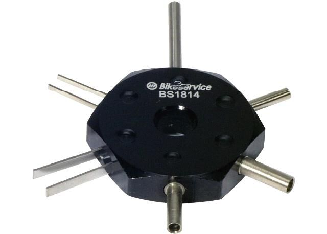 Bikeservice ontgrendelgereedschap 6 in 1 montgwrkz 6in1 plug-in v black