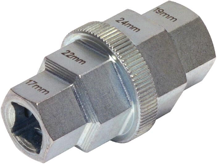 Bikeservice steeksleutel inzetstuk stkschlein wheel axle bst 6knt 17 19 22 24mm