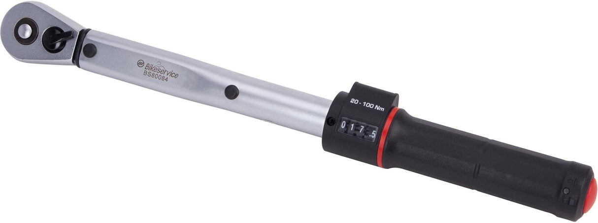 Bikeservice draaimomentsleutel torque wrench bst 3 8 20-100nm rotation