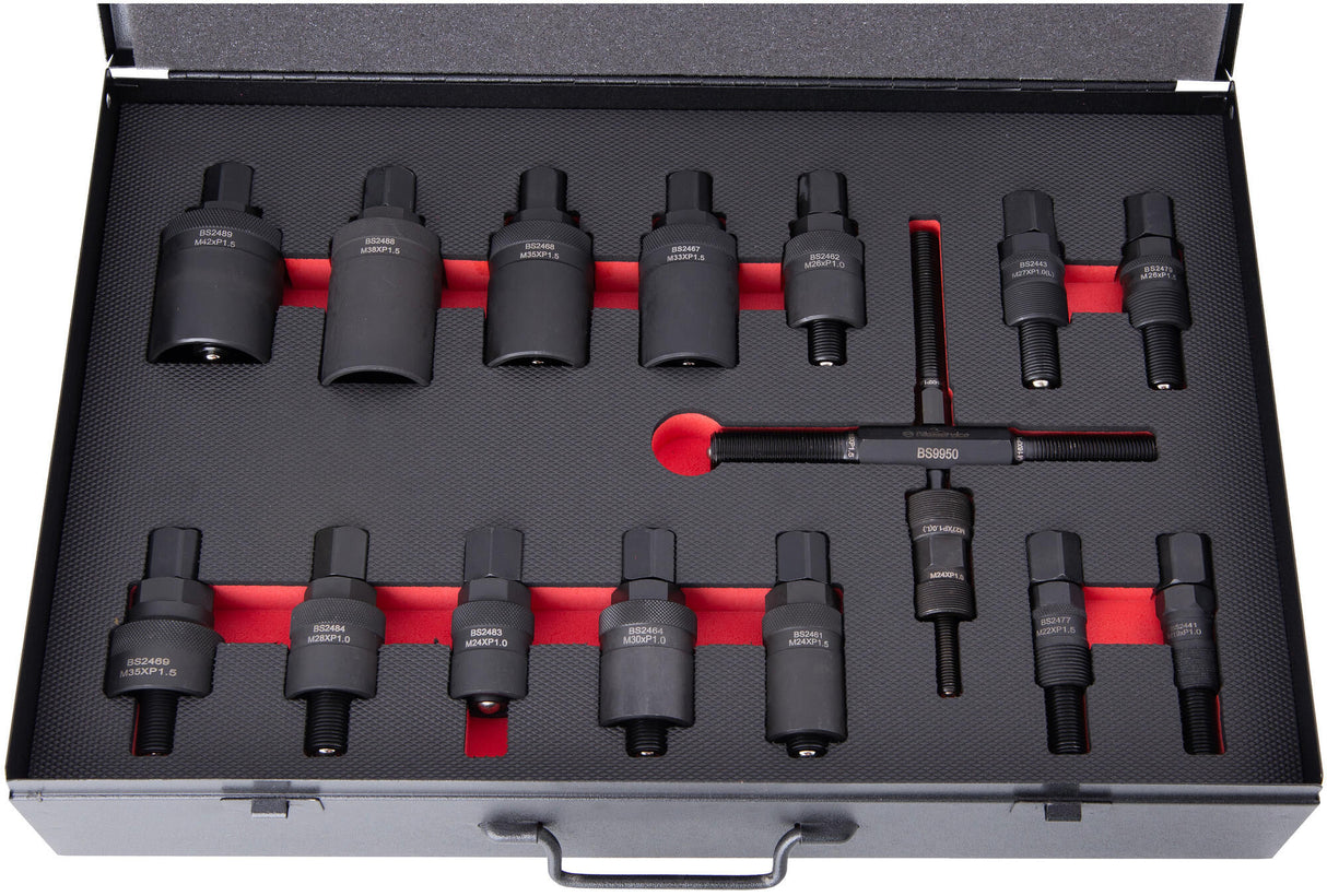 Bikeservice trekker-set polrad remover set flywheels bst universal 15pcs