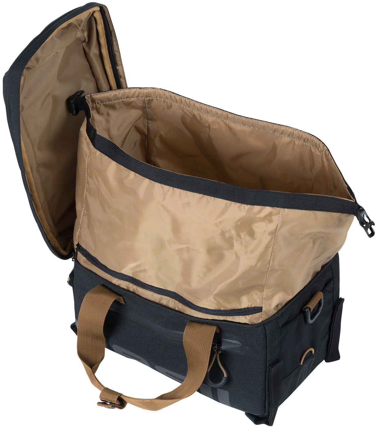 Basil Miles Trunkbag - Bagagedragertas - Unisex - Fietsen - Zwart