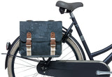 Basil Boheme Dubbele Fietstas - Blauw