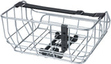 Basil Portland - fietsmand MIK – achterop – chroom