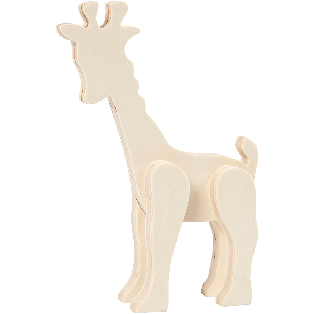 Houten Figuur Dier - Giraf