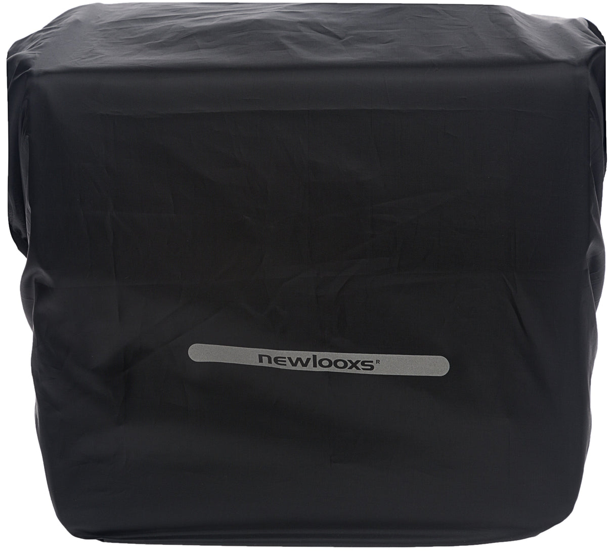 New Looxs Regenhoes Dubbel - Zwarte Waterdichte Polyester Fietstas - Reflectie - 40x97 cm