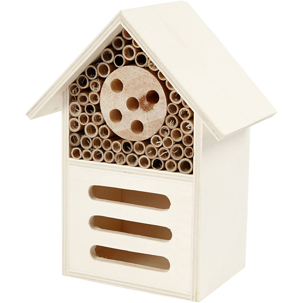 Creativ company insecten- en vlinder hotel, h: 18 cm, d: 9 cm, b: 14 cm, 1 stuk