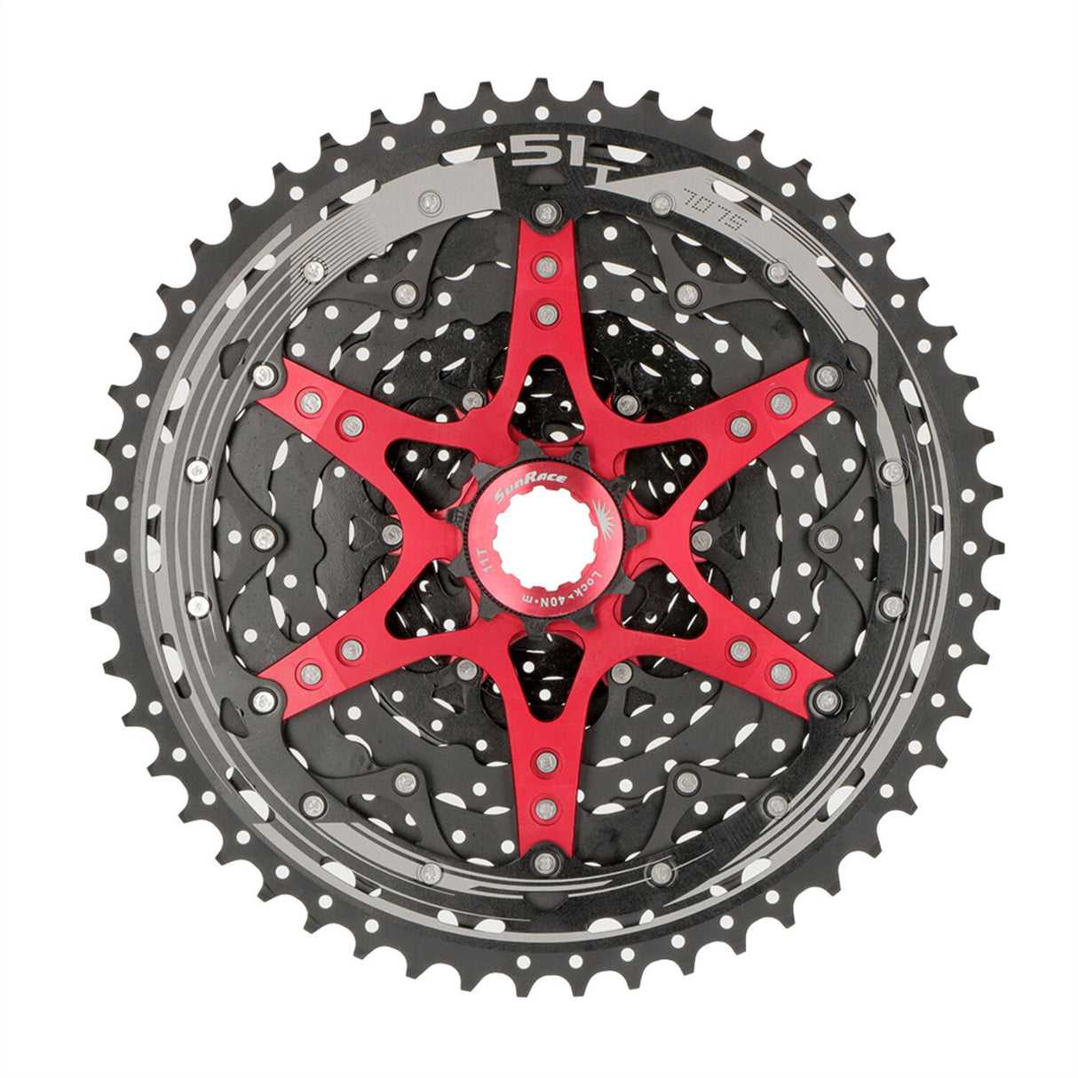 SunRace cassette 11V 11-51 CSMX80 zwart