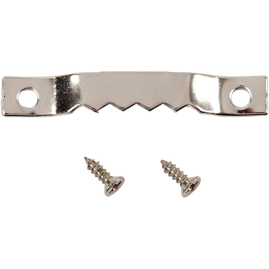 Creativ company ophangbeslag, afm 5x40 mm, zilver, 10 stuk 1 doos