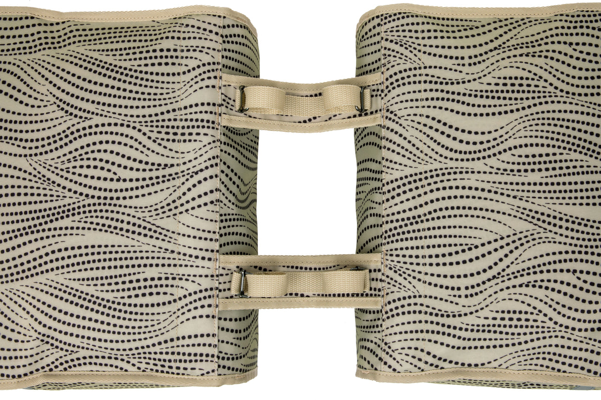 Newlooxs Tas New dubbel fiori alma sand
