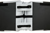 Newlooxs Tas New Nyborg Double Light Grey Black