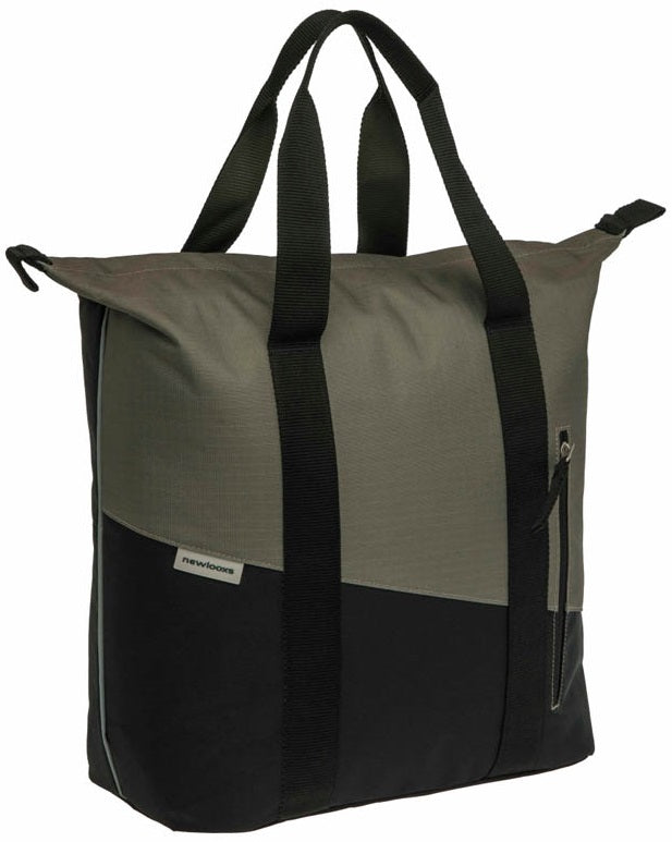 Newlooxs new looxs shopper kota black green 272.162 24l shopper tas