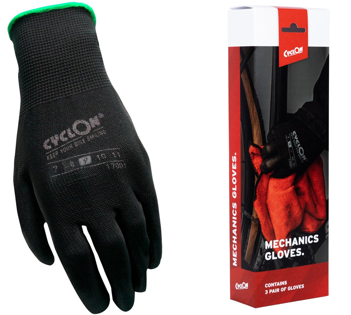 Cyclon montagehandschoenen m9 - groen (3 paar)
