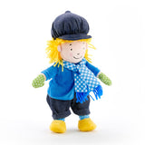 Fien en teun knuffel teun winter