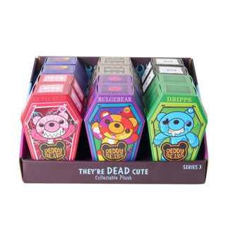 Deddy bears pluche series 3 coffin 15 cm