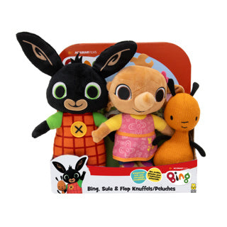 Bing, sula flop knuffels, set van 3