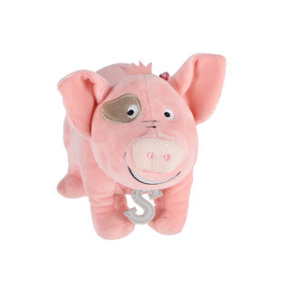 Bambolino toys knuffel pluche fien en teun - sebastiaan het varken, 22cm