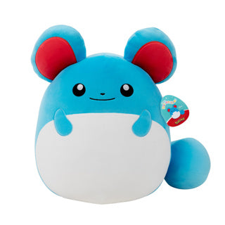 Jazwares squishmallows pokemon knuffel pluche - marill, 35cm