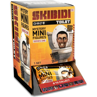 Skibidi toilet mini figures 6 cm assorti