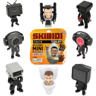 Skibidi toilet mini figures 6 cm assorti